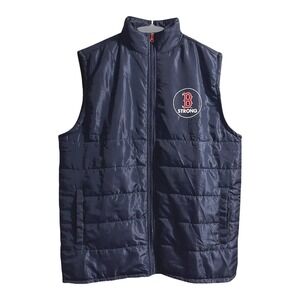 Boston Red Sox Coca Cola Boston Strong Puffer Vest Adult XL Winter Coat Jacket